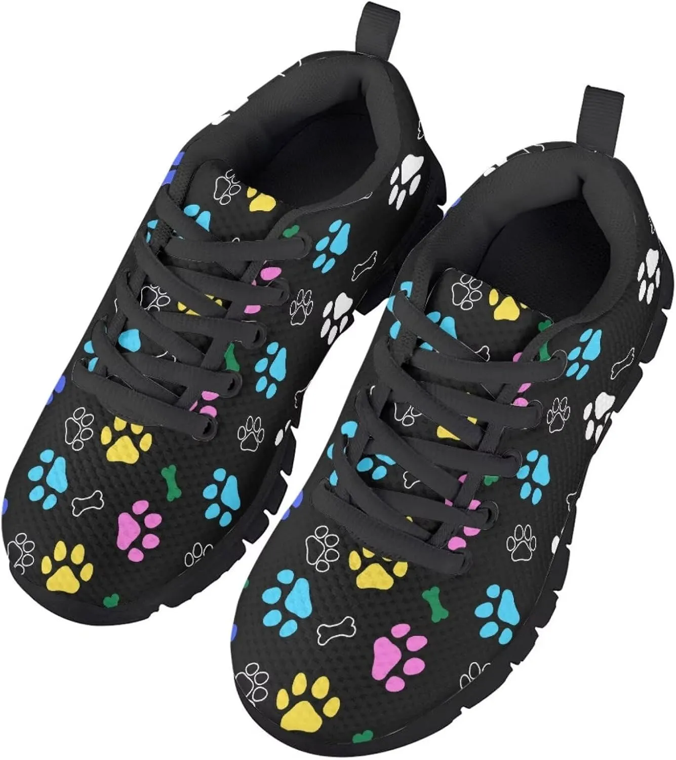 Biyejit Boys Girls Casual Shoes Kids Tennis Running Sports Lace Up Athletic Sneakers