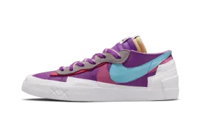 Blazer Low Sacai Kaws Purple Dusk snug - fit straps