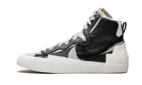 tassel - trimmed - design shoes foot - health Blazer Mid Sacai Black Grey