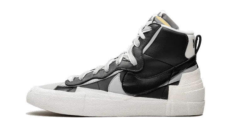tassel - trimmed - design shoes foot - health Blazer Mid Sacai Black Grey