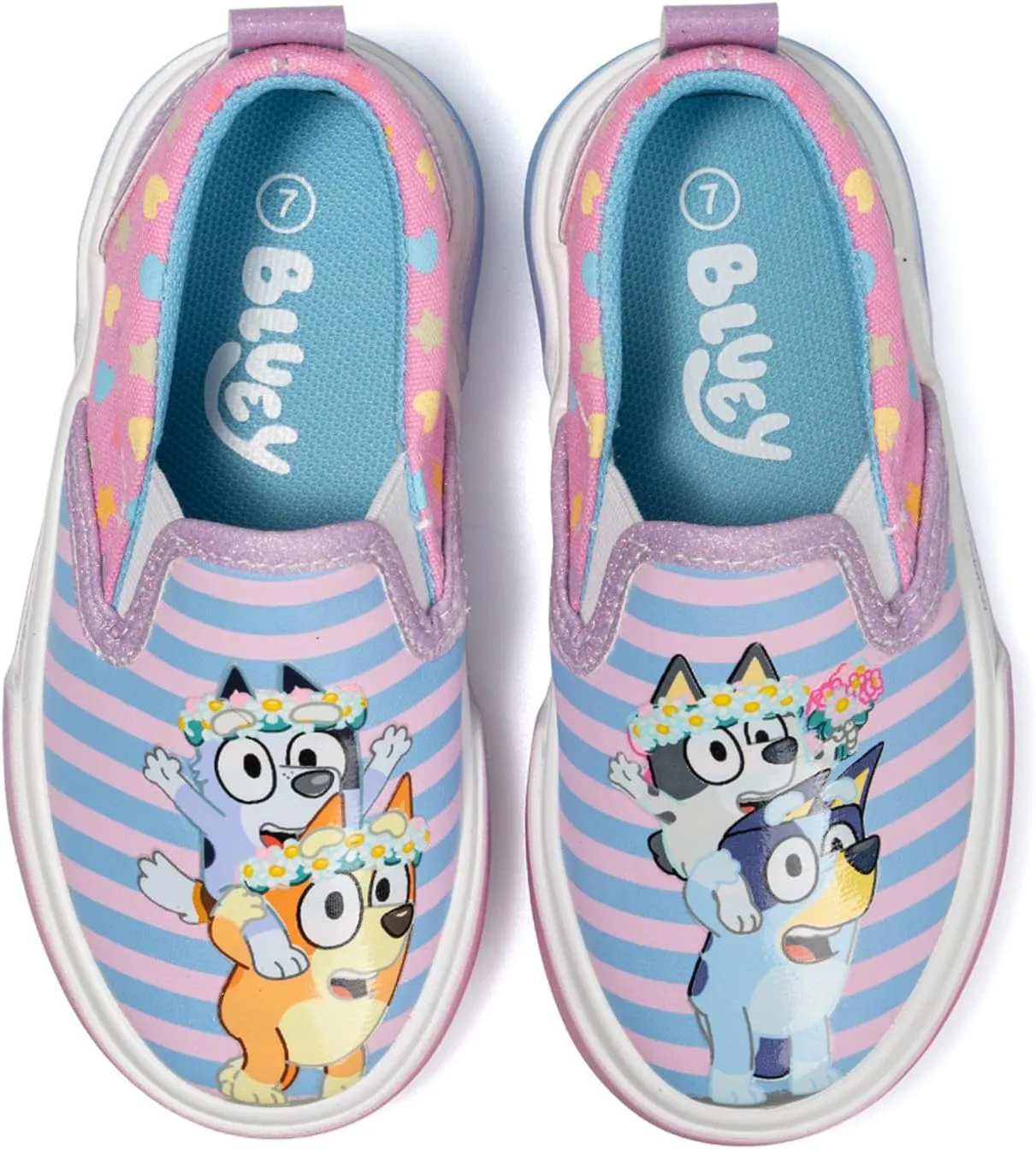 Bluey and Bingo Girls Slip On Shoes