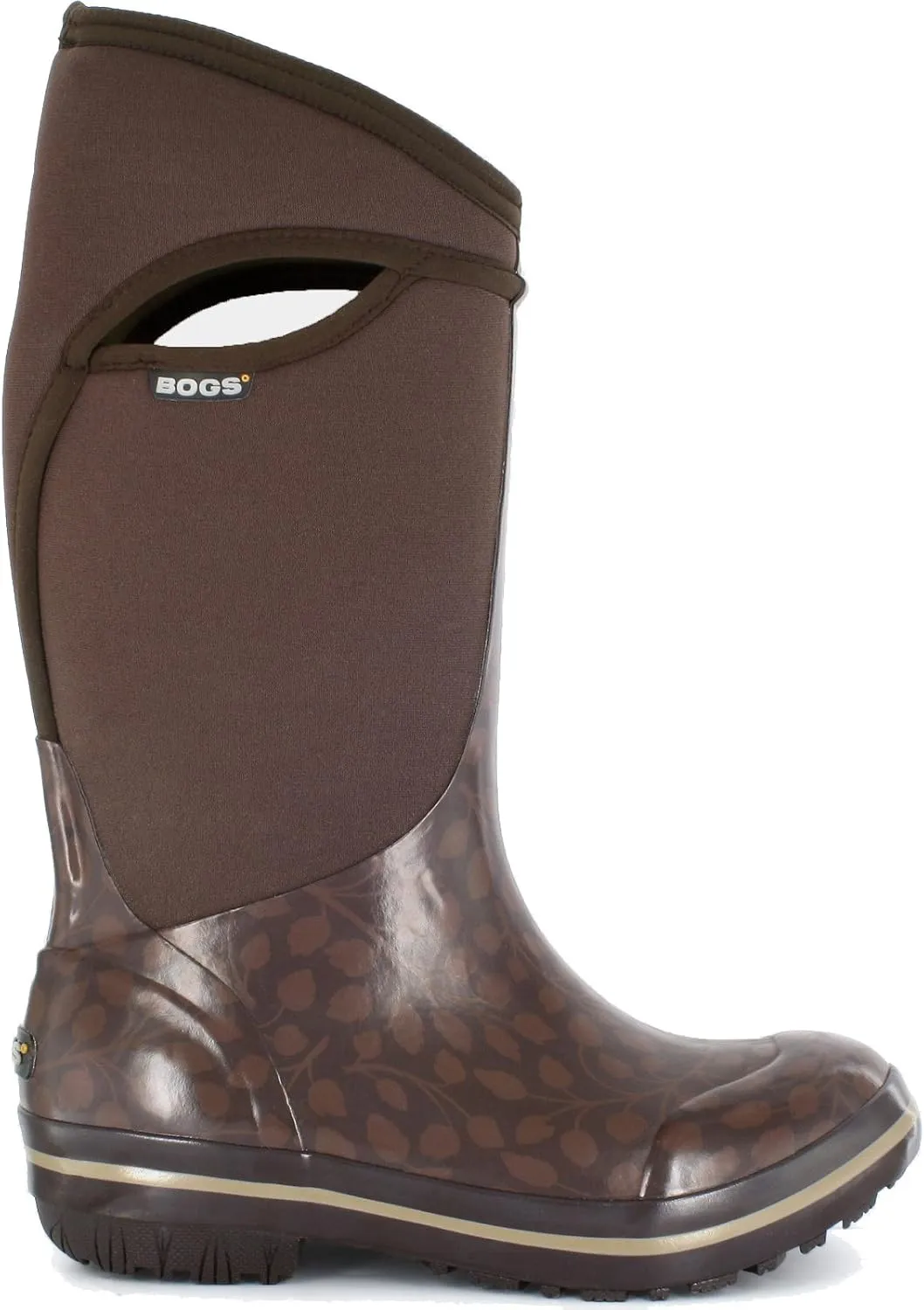 Bogs Women's Plimsoll Tall Leaf Waterproof Waterproof Winter & Rain Boot