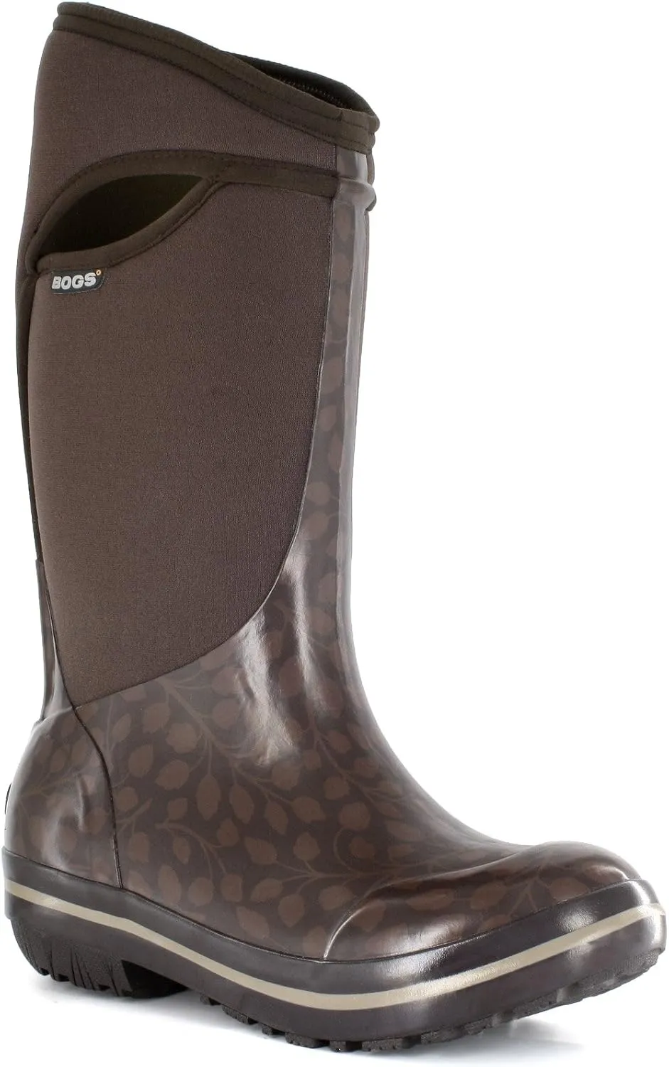 Bogs Women's Plimsoll Tall Leaf Waterproof Waterproof Winter & Rain Boot