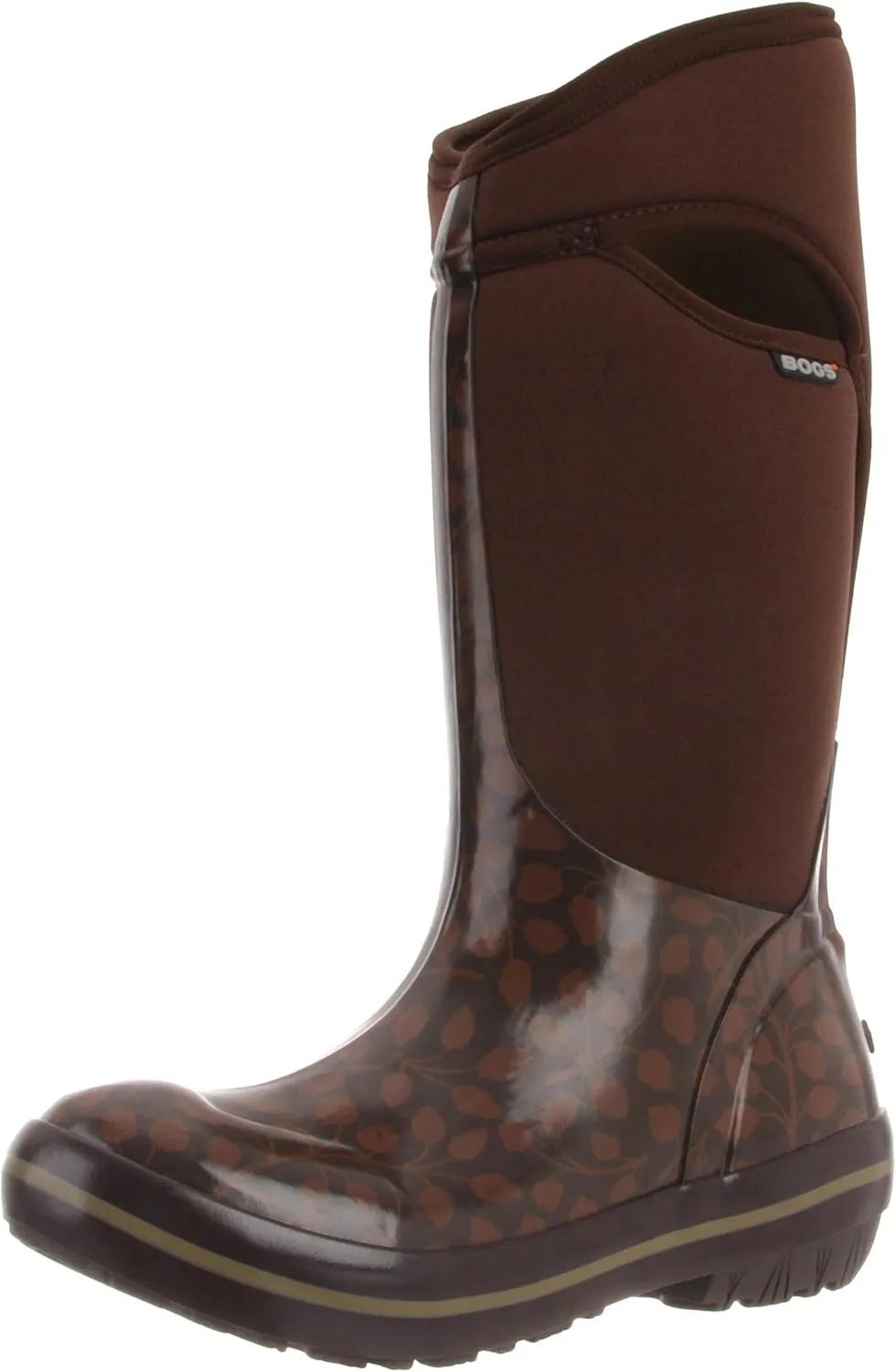 Bogs Women's Plimsoll Tall Leaf Waterproof Waterproof Winter & Rain Boot