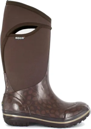Bogs Women's Plimsoll Tall Leaf Waterproof Waterproof Winter & Rain Boot