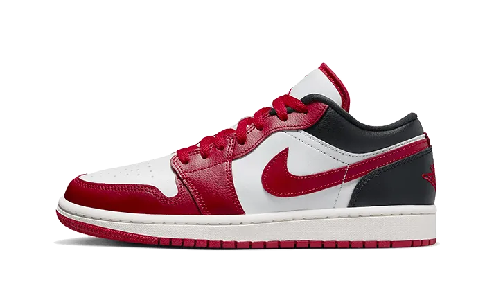 Canvas Fabric Air Jordan 1 Low Reverse Black Toe