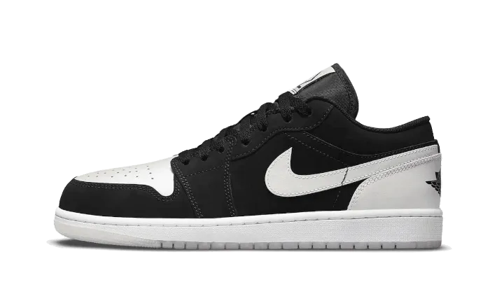 Responsive Control Dynamic Step Air Jordan 1 Low Black White Diamond
