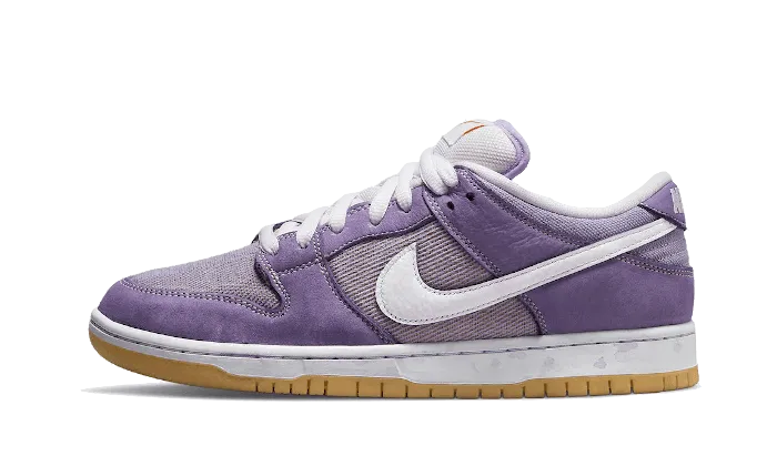 SB Dunk Low Pro ISO Orange Label Unbleached Pack Lilac Active Flex