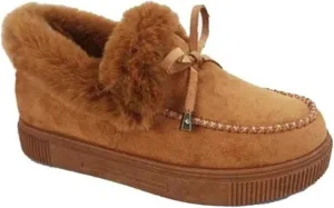 Boots For Women Ankle Booties Dressy Winter Snow Boots Fur Lined Warm Fuzzy Short booties Casual Slip On Loafers Shoe