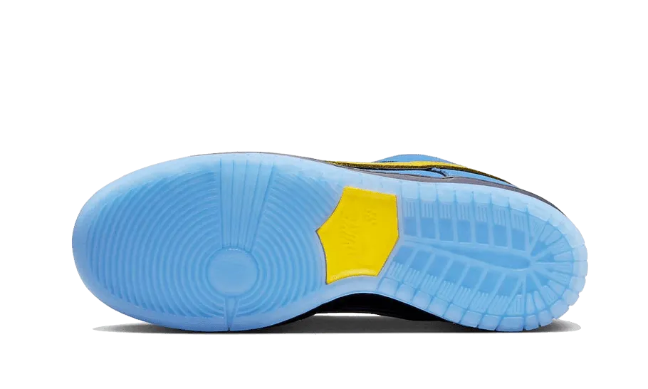 SB Dunk Low The Powerpuff Girls Bubbles Perforated Vamp Hydrophobic Materials