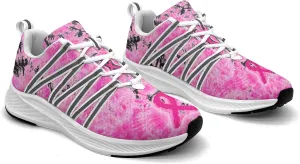 Breast Cancer Awareness Art Sneaker Women Athletic Shoes Personalited Running Shoes Comfortable Sports Sneaker