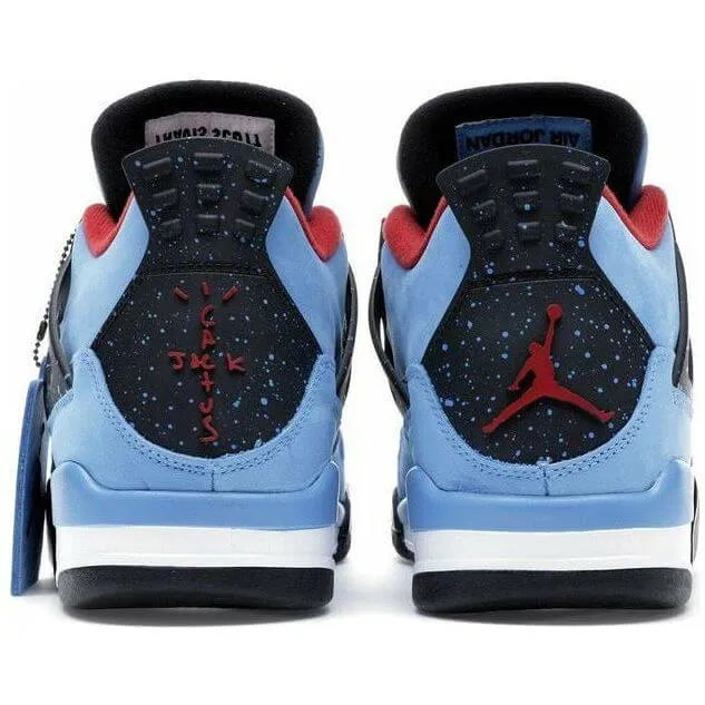 Air Jordan 4 Retro Travis Scott Cactus Jack running in a desert oasis area shoes encourage activity