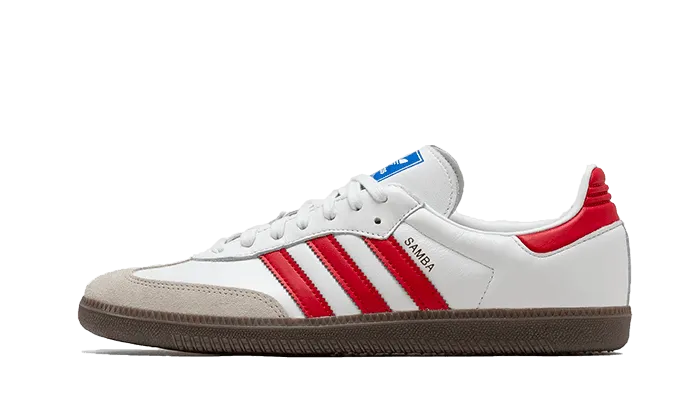 Durable Flats Casual Samba OG White Red