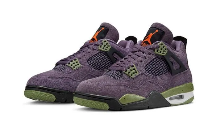 Air Jordan 4 Canyon Purple monochrome - design shoes action - themed running wear