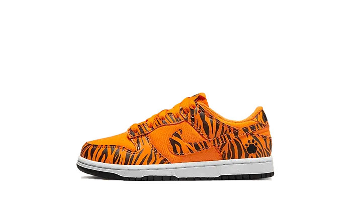 Performance Oriented Lockdown Lacing System Dunk Low Next Nature PS Tiger Stripes Enfant (PS)