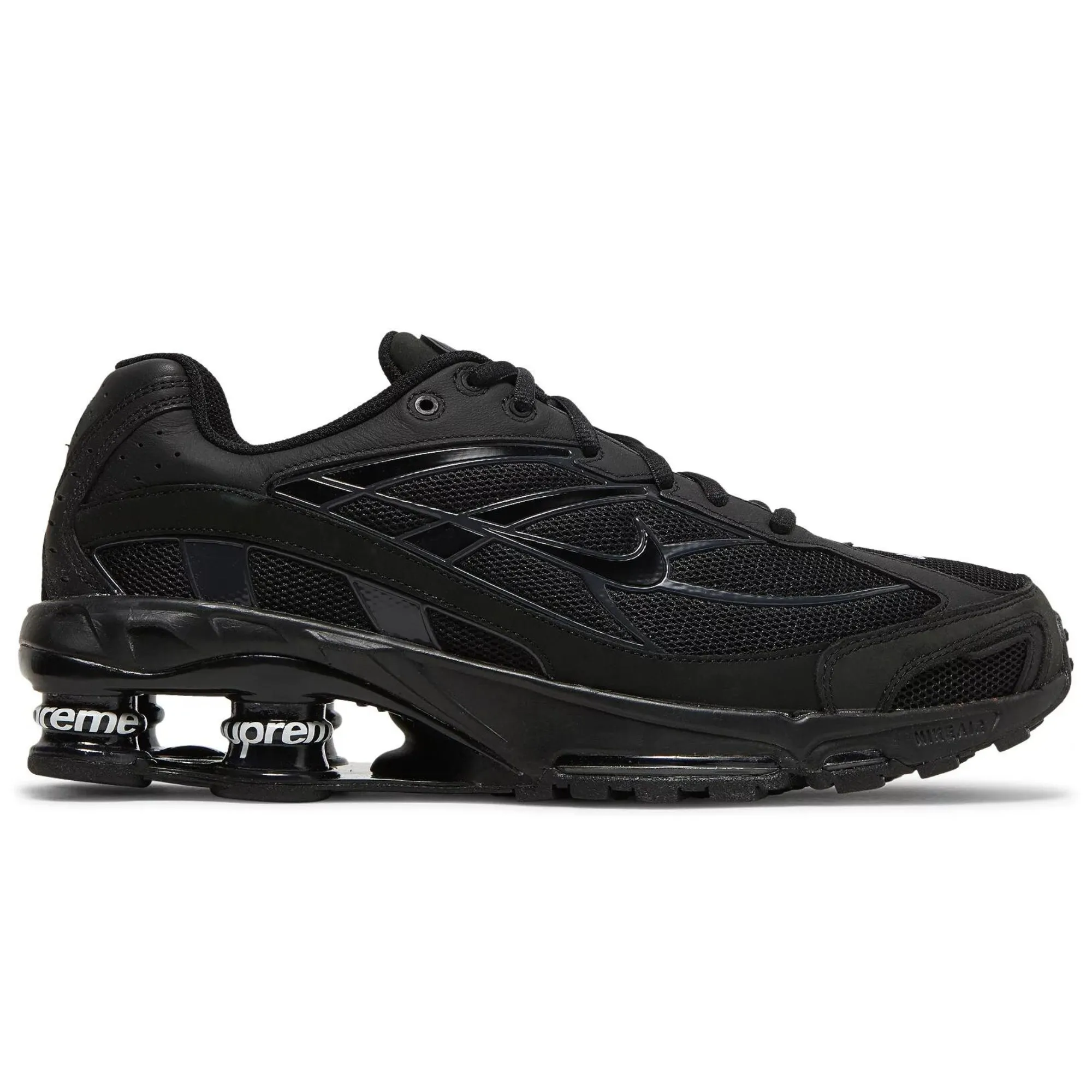 Streamlined ease Fashion-Forward Nike Shox Ride 2 Supreme 'Black'