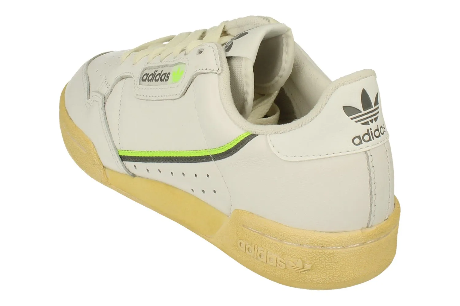 Adidas Originals Continental 80 Mens Trainers Sneakers EF5992 running in a wooden bridge area shoes