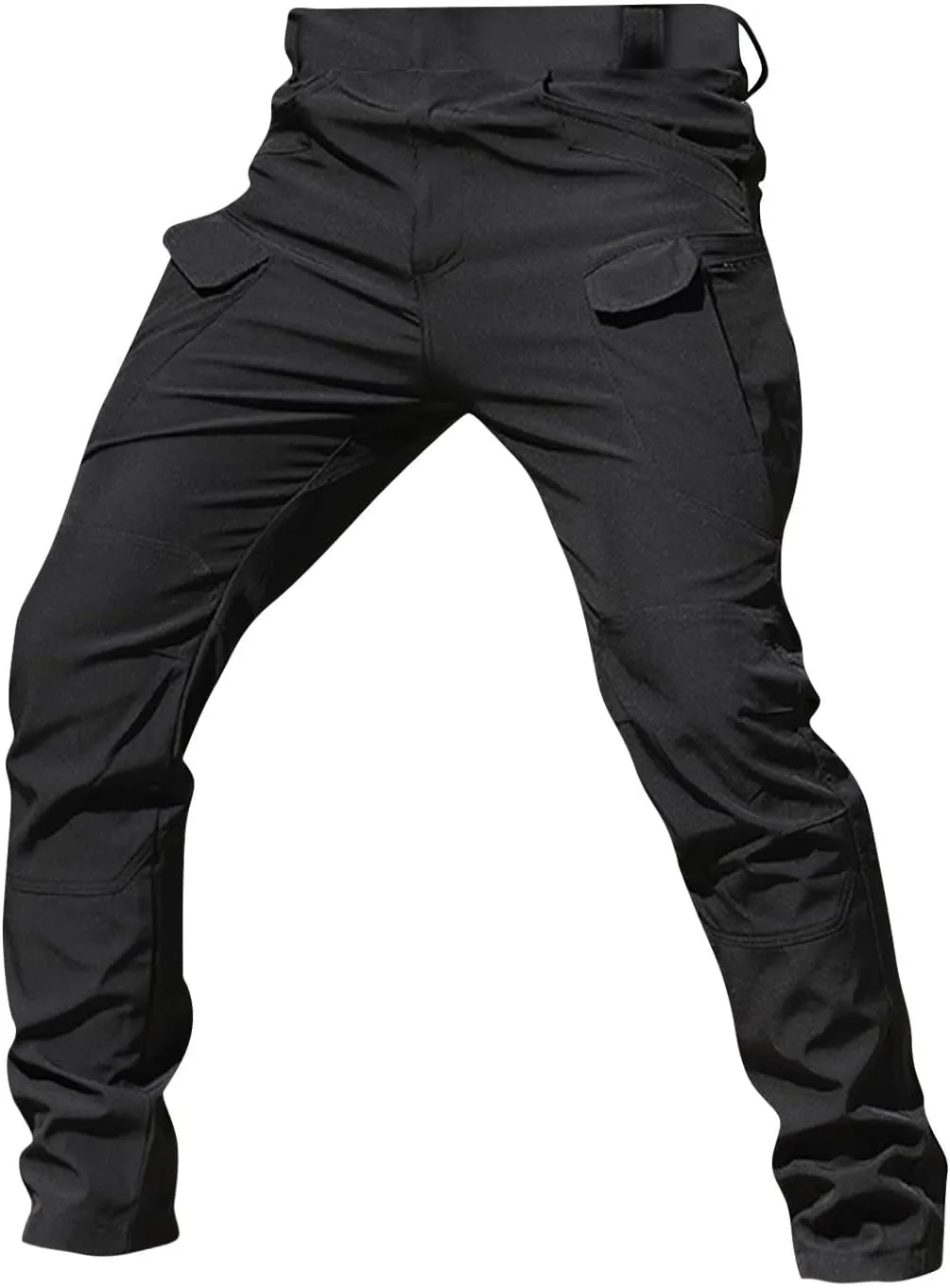 Cargo Pants for Men Waterproof Lightweight Hiking Tactical Pants Loose Outdoor Work Pants with Multi Pockets