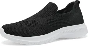Casbeam Womens Running Shoes Ladies Slip on Tennis Walking Sneakers Lightweight Breathable Comfort Work Gym Trainers Stylish Shoes