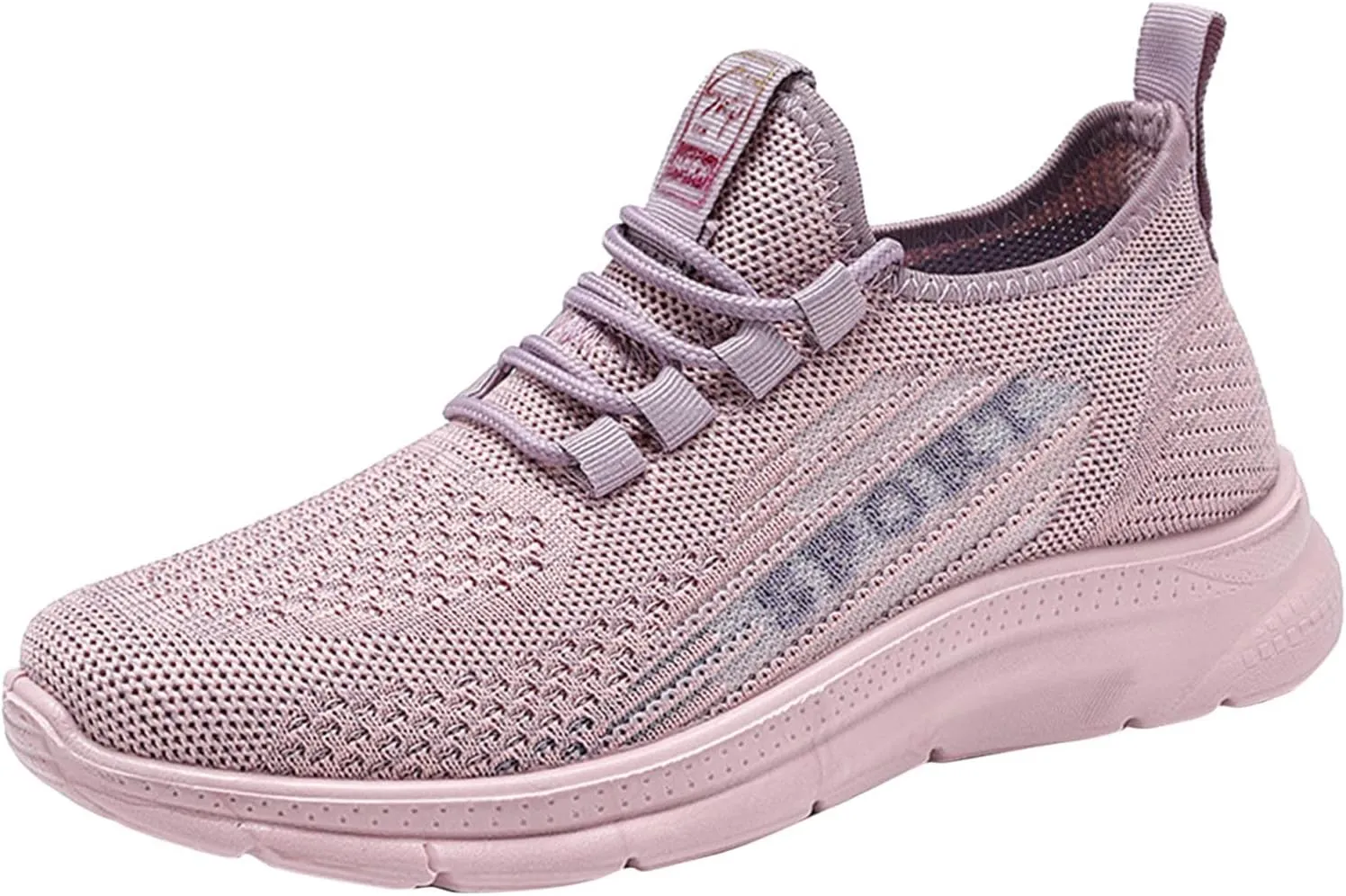 Casual Sneakers for Women Comfortable Woven Running Shoes Non Slip Lightweight Breathable Sneaker with Arch Support