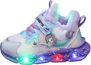 Cathalem Children's Casual Shoes Boys Breathable Non-Slip Sneakers Unisex Luminous Sneakers for Girls Sport Running Shoes