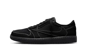 Durable Rubber Outsole Gym Performance Air Jordan 1 Low SP Travis Scott Black Phantom