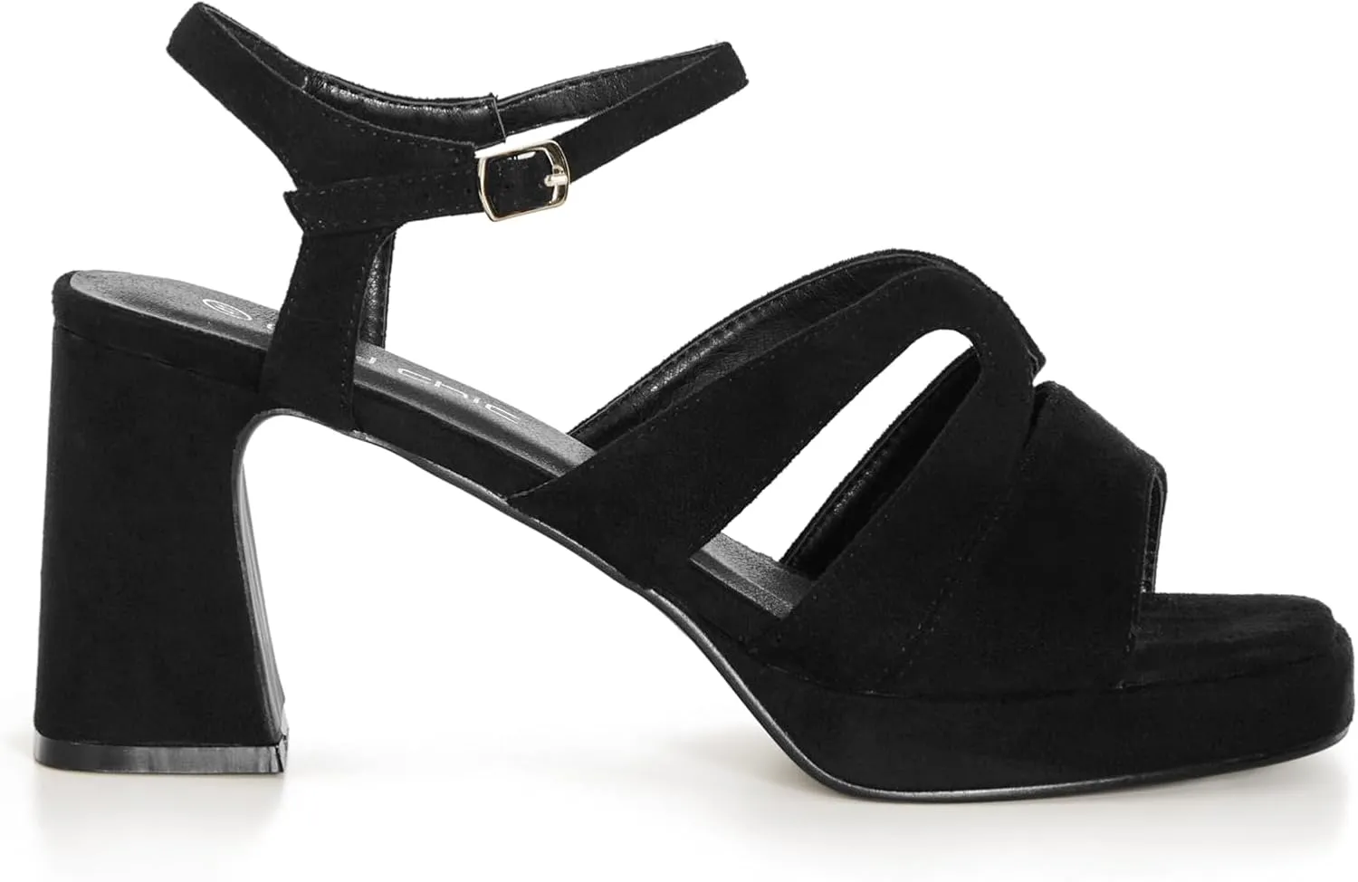 City Chic Women's Platform-Wide FIT Heel Coco
