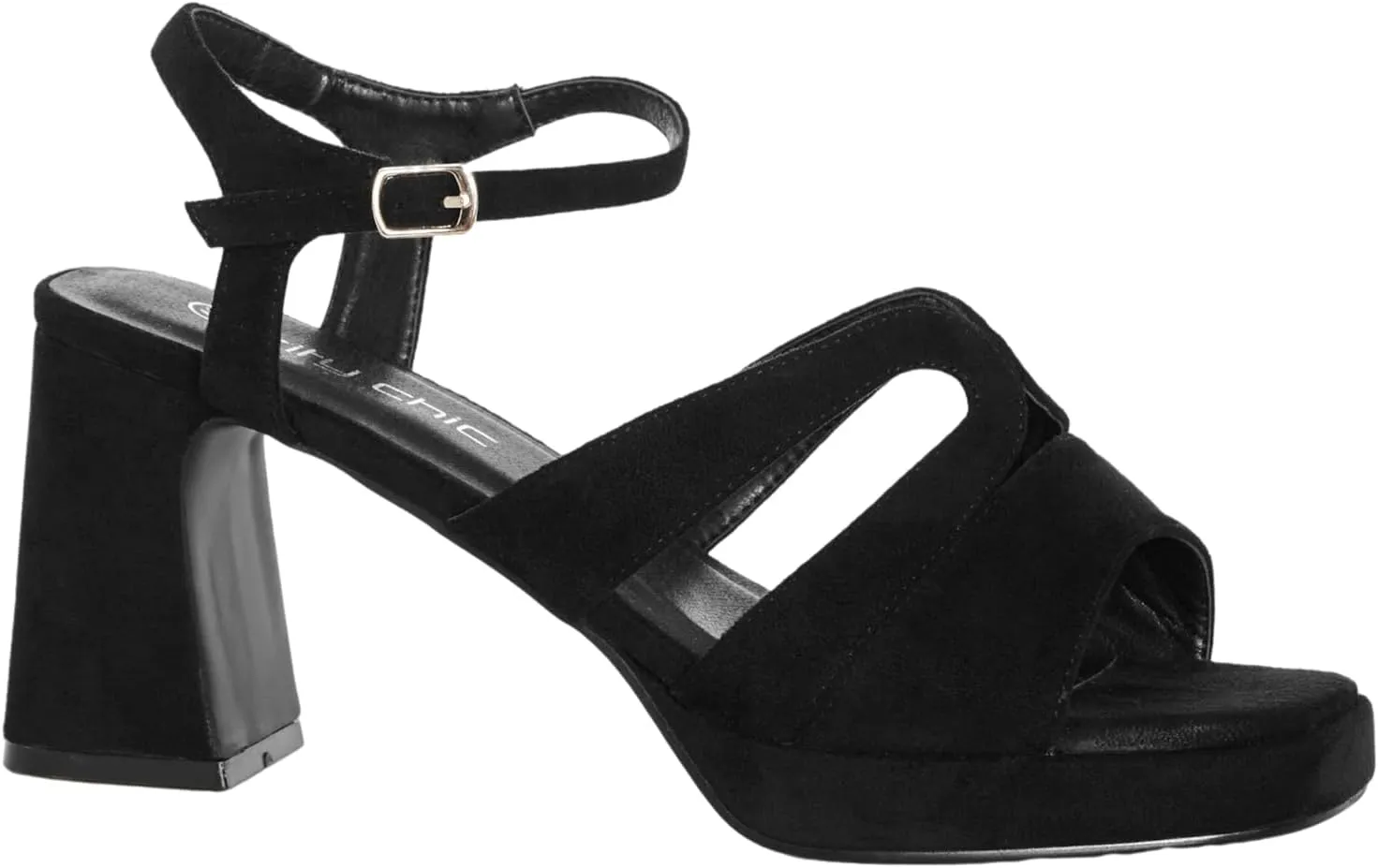 City Chic Women's Platform-Wide FIT Heel Coco
