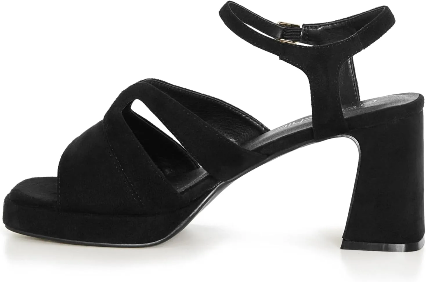 City Chic Women's Platform-Wide FIT Heel Coco