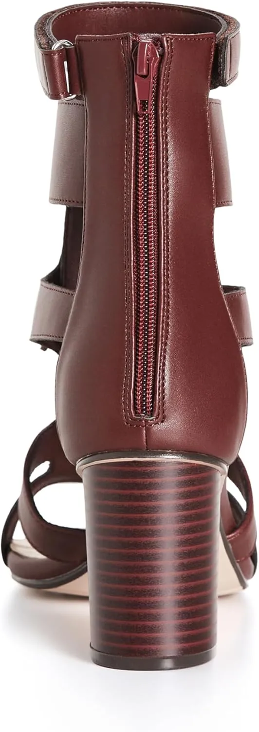 City Chic Women's Wide Fit Attitude Lace Up Block Heel Sandal