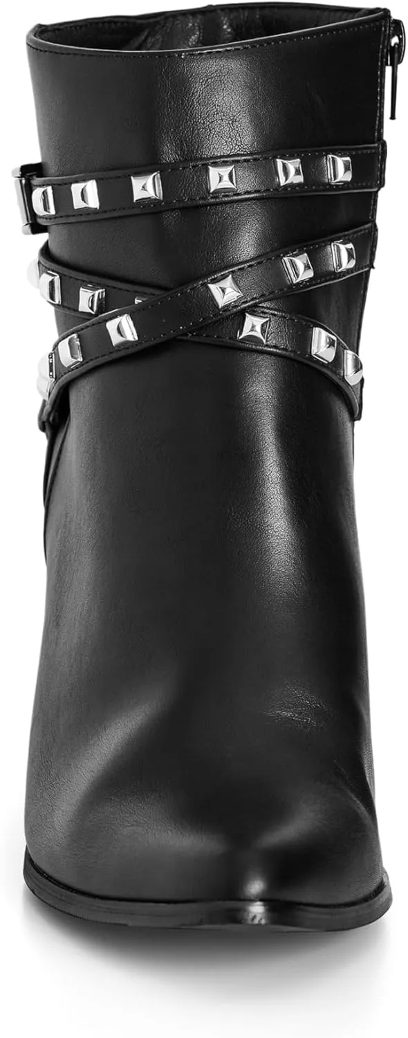 City Chic Women's Wide Fit Birdy Mid Boot Ankle