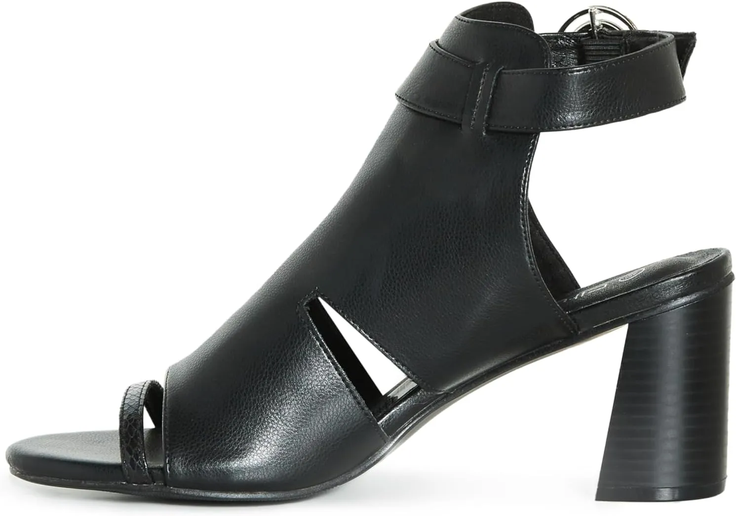 City Chic Women's Wide Fit Buckle Leona Shootie Sandal