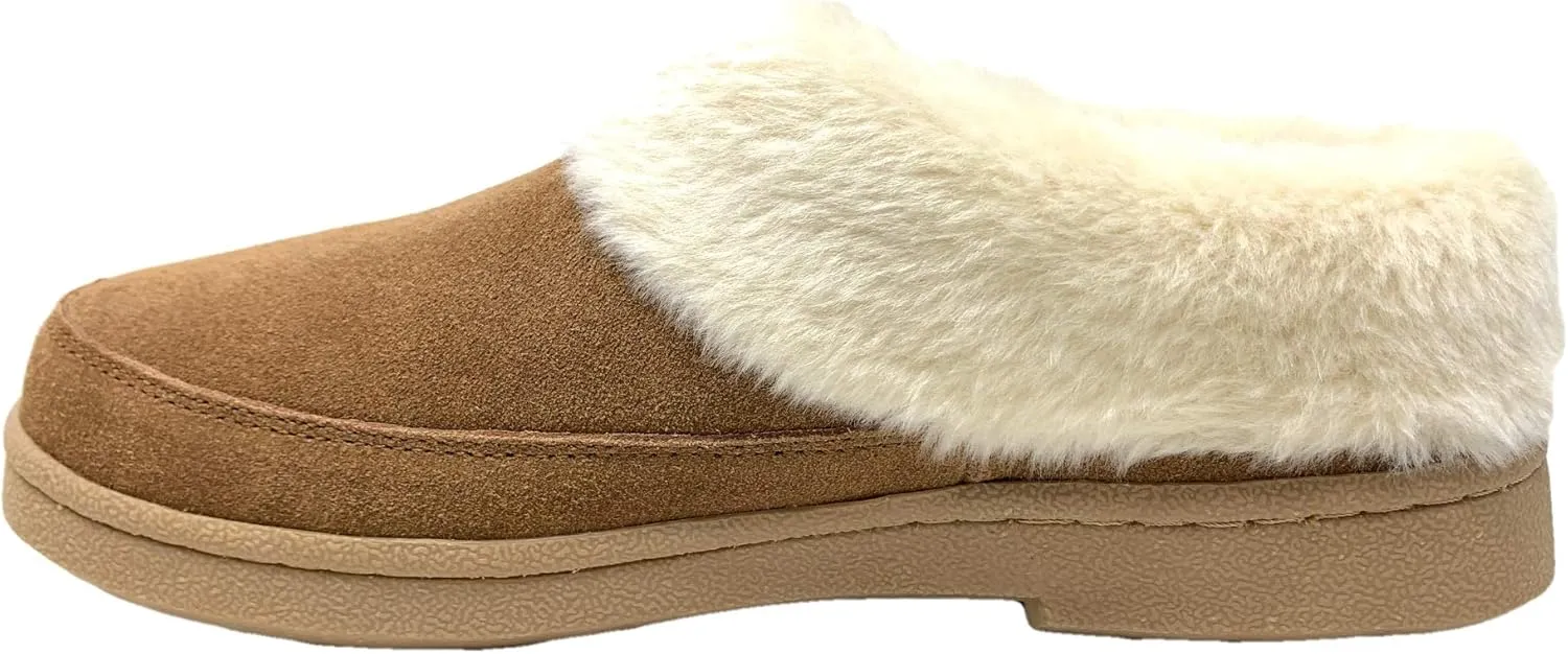 Clarks Women's, Faux Fur Lined Slipper Clog