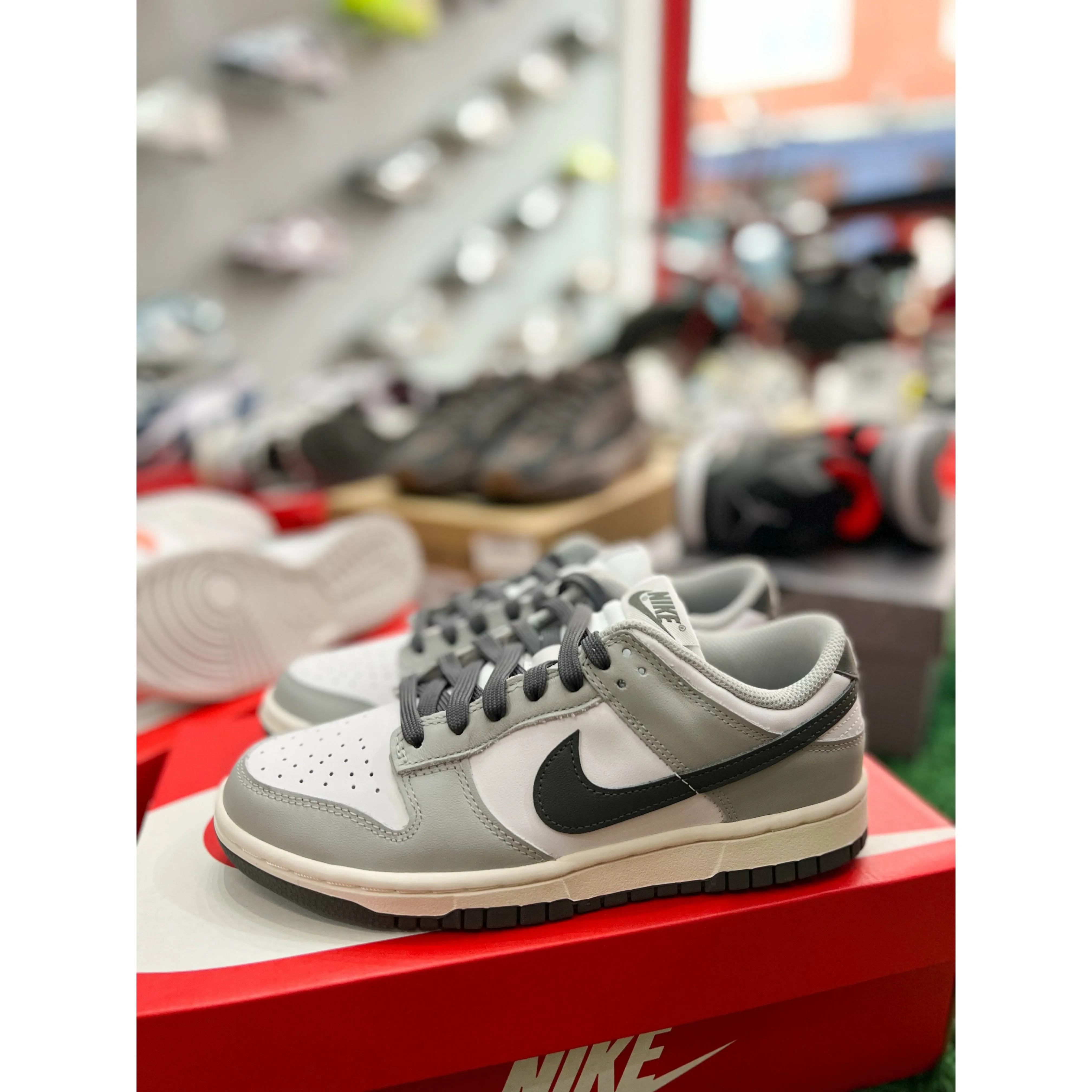 Street traction Nike Dunk Low Light Smoke Grey (W)