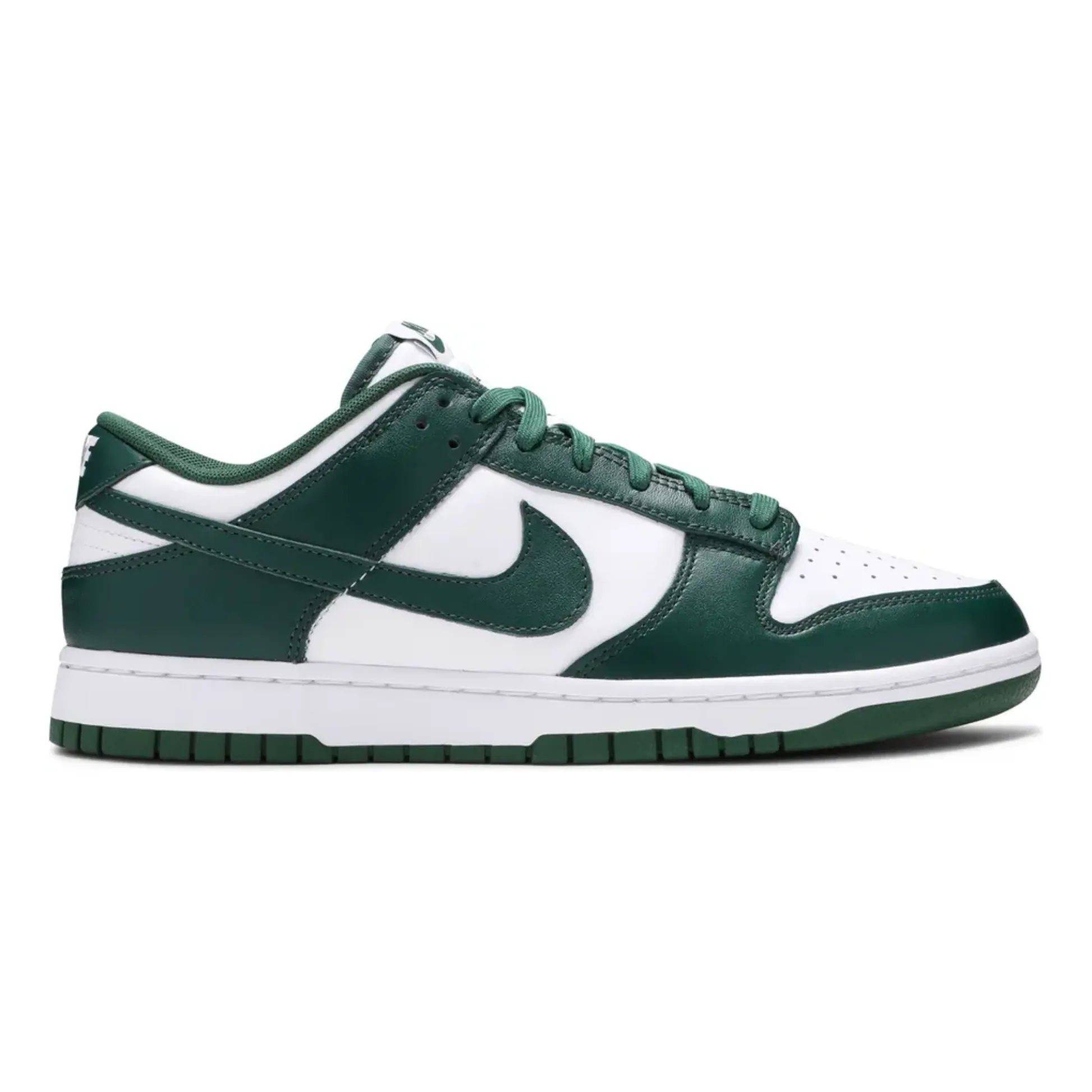 Nike Dunk Low Michigan State Multi-functional materials Cushioned Midsole Geometry