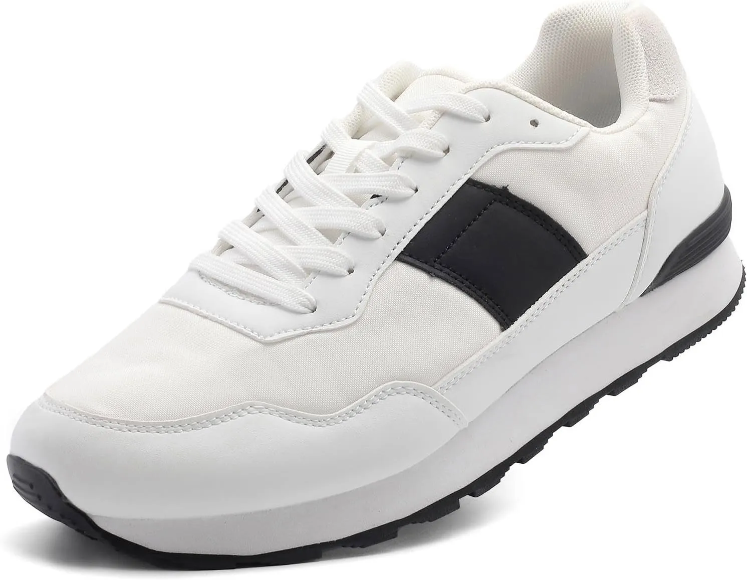 Classic Running Shoes for Men - Lightweight Retro Sneakers with Breathable Upper & Durable Sole for Walking, Jogging, and Casual Wear