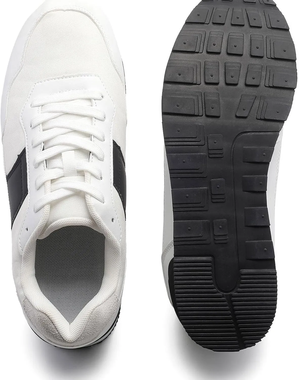 Classic Running Shoes for Men - Lightweight Retro Sneakers with Breathable Upper & Durable Sole for Walking, Jogging, and Casual Wear