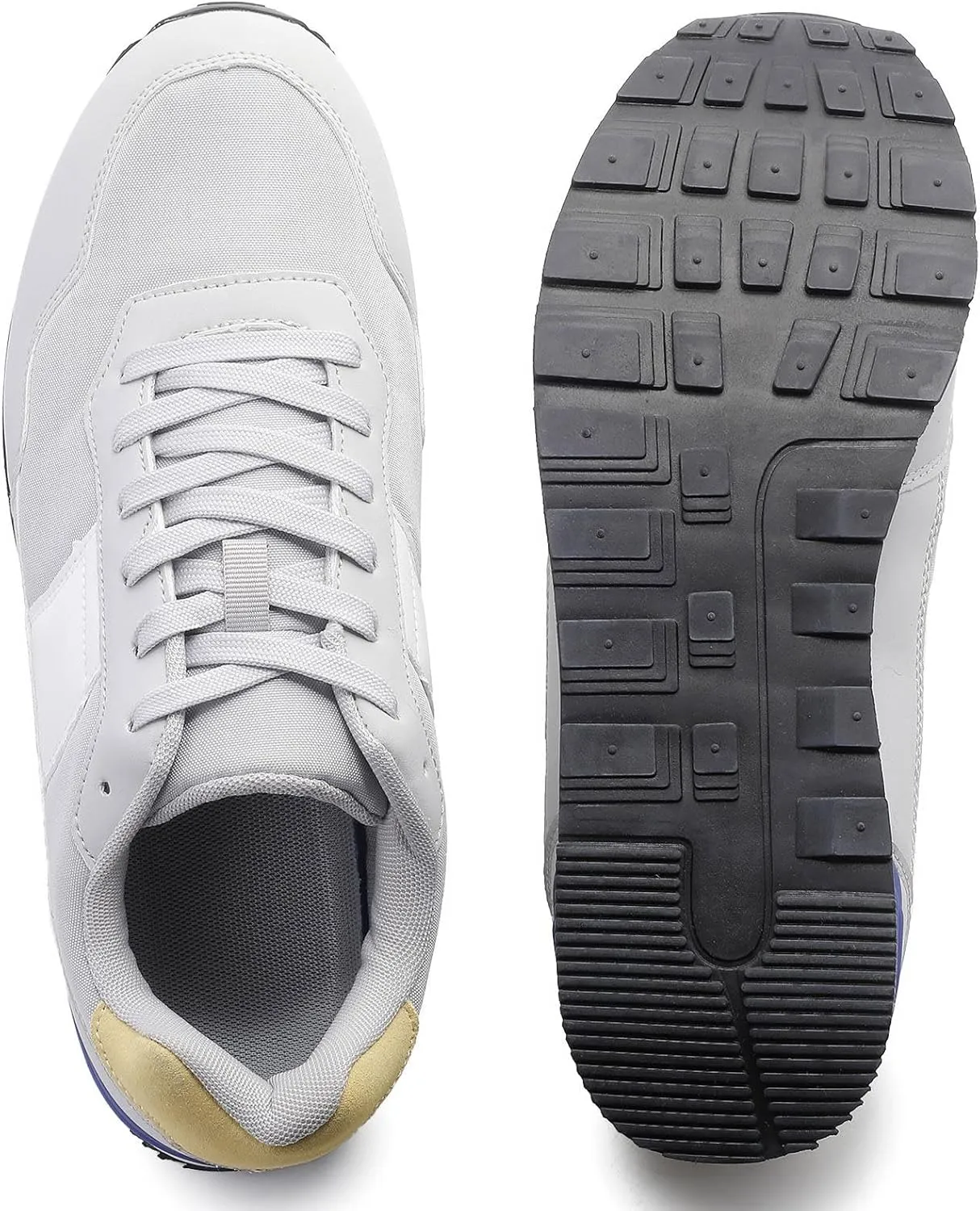 Classic Running Shoes for Men - Lightweight Retro Sneakers with Breathable Upper & Durable Sole for Walking, Jogging, and Casual Wear
