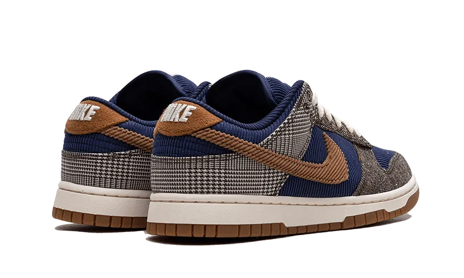 Classy flair Quick Dry Fabric Dunk Low Premium Tweed Corduroy