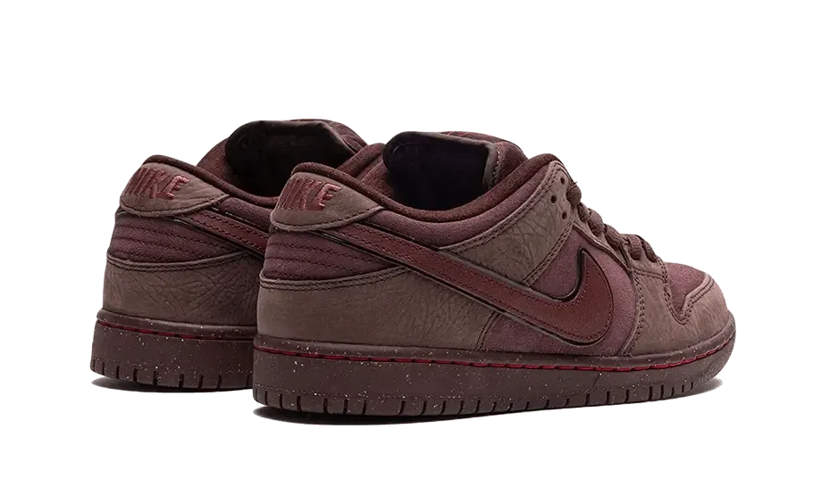 Upgraded piece SB Dunk Low City Of Love Burgundy Crush