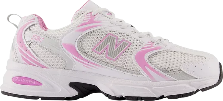 New Balance 530 White Pink Everyday Walk Calm Grey Cat Stroll