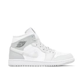 Jordan 1 Mid Grey Camo stretchy shoes