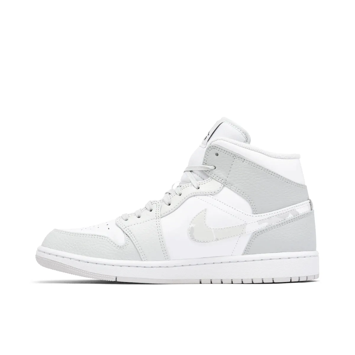mid - range running shoes Anti Bacterial Jordan 1 Mid Grey Camo