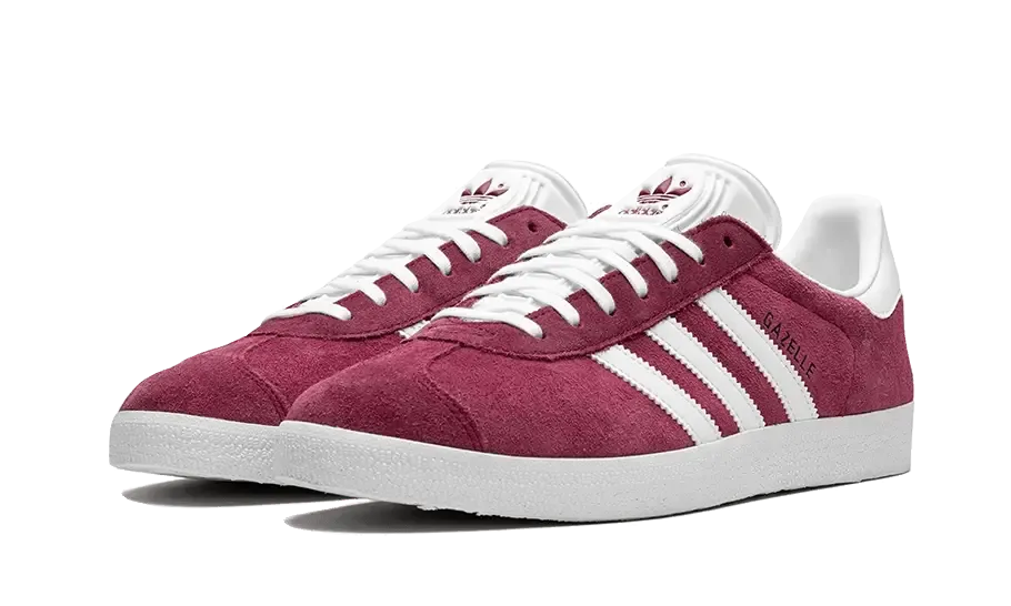 Vegan Leather Shoes Gazelle Collegiate Burgundy