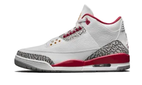 Air Jordan 3 Retro Cardinal Red Layered sole Hydraulic Heel Cushioning
