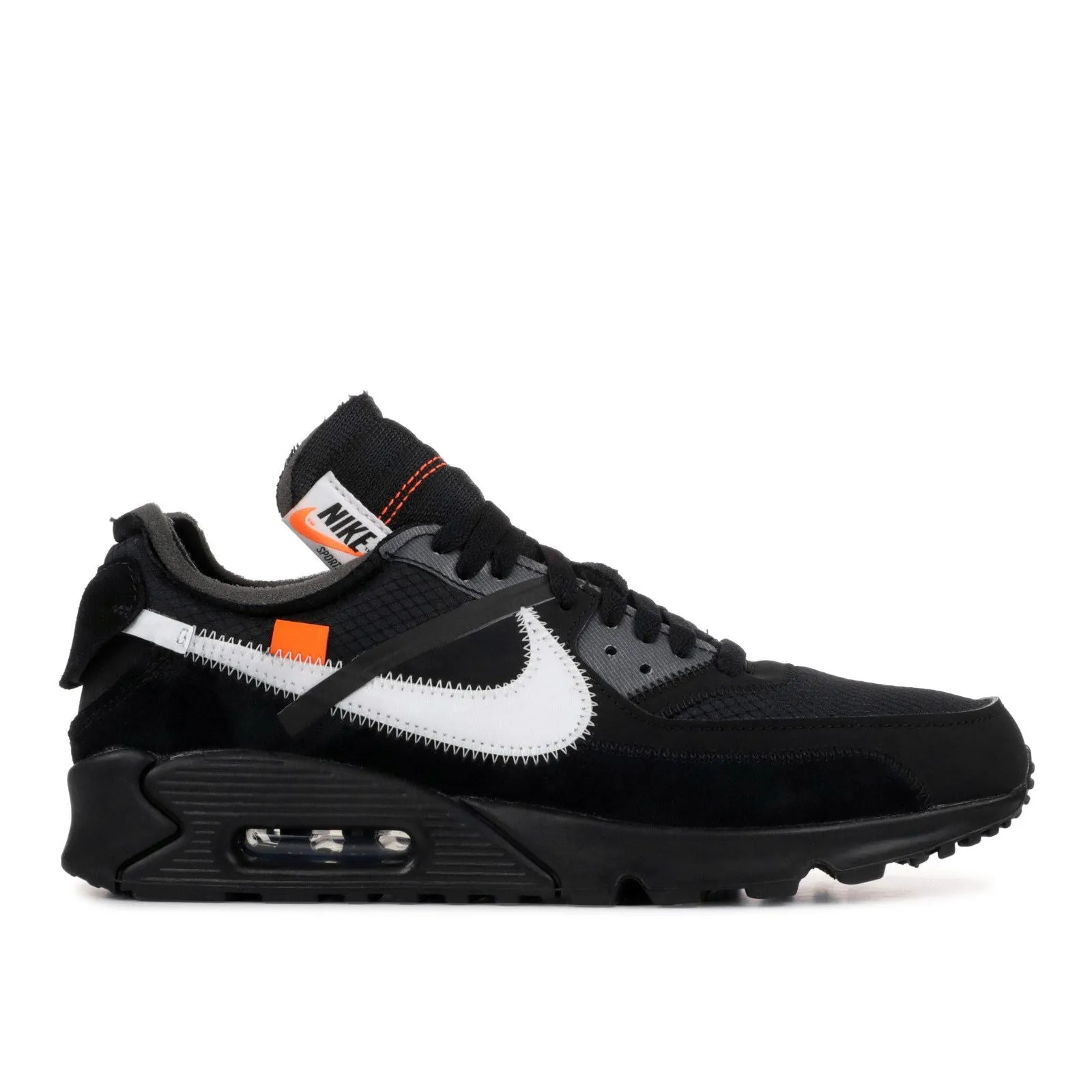 Nike Off White Air Max 90 Black Fast Moves
