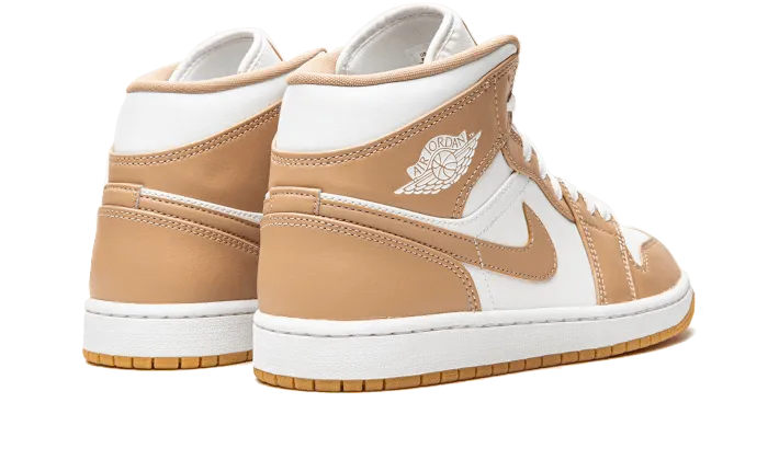 Air Jordan 1 Mid Tan Gum Dual Zone Traction