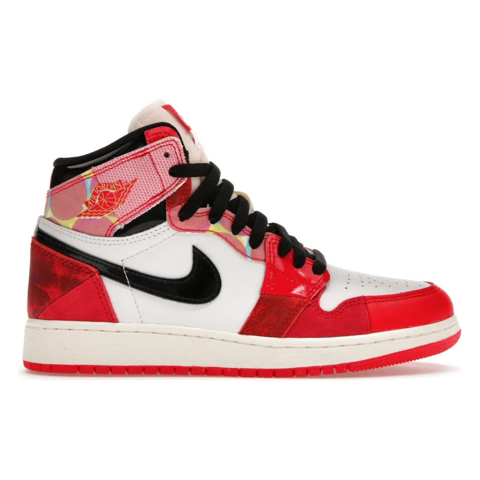 grass shoes Jordan 1 High OG Spider-Man Across the Spider-Verse (GS)