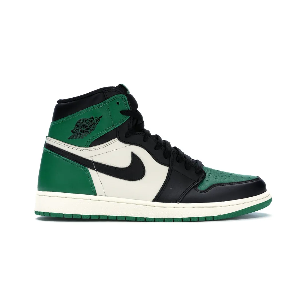 Breathable mesh Jordan 1 Retro High Pine Green