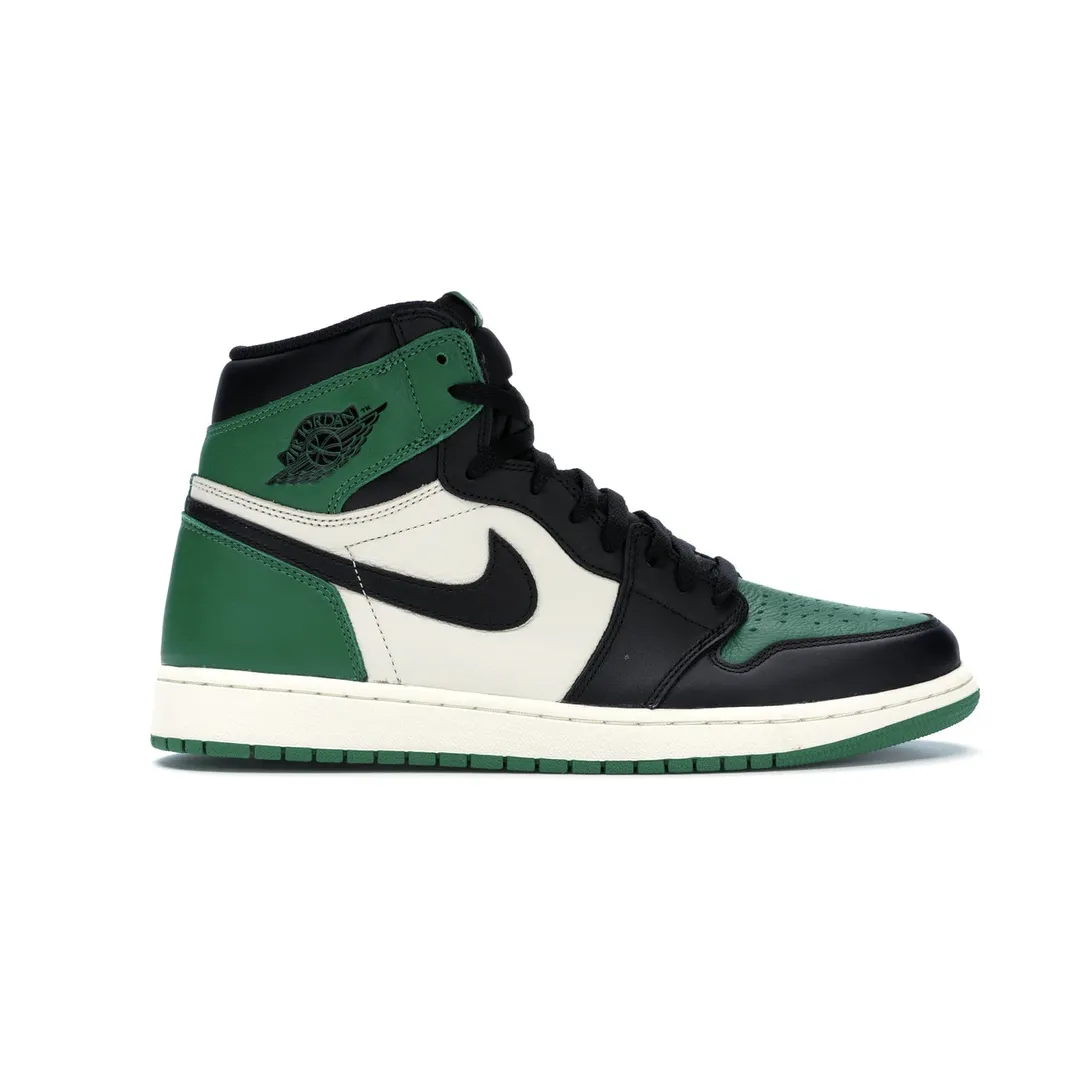 Jordan 1 Retro High Pine Green reflective - details - safety shoes